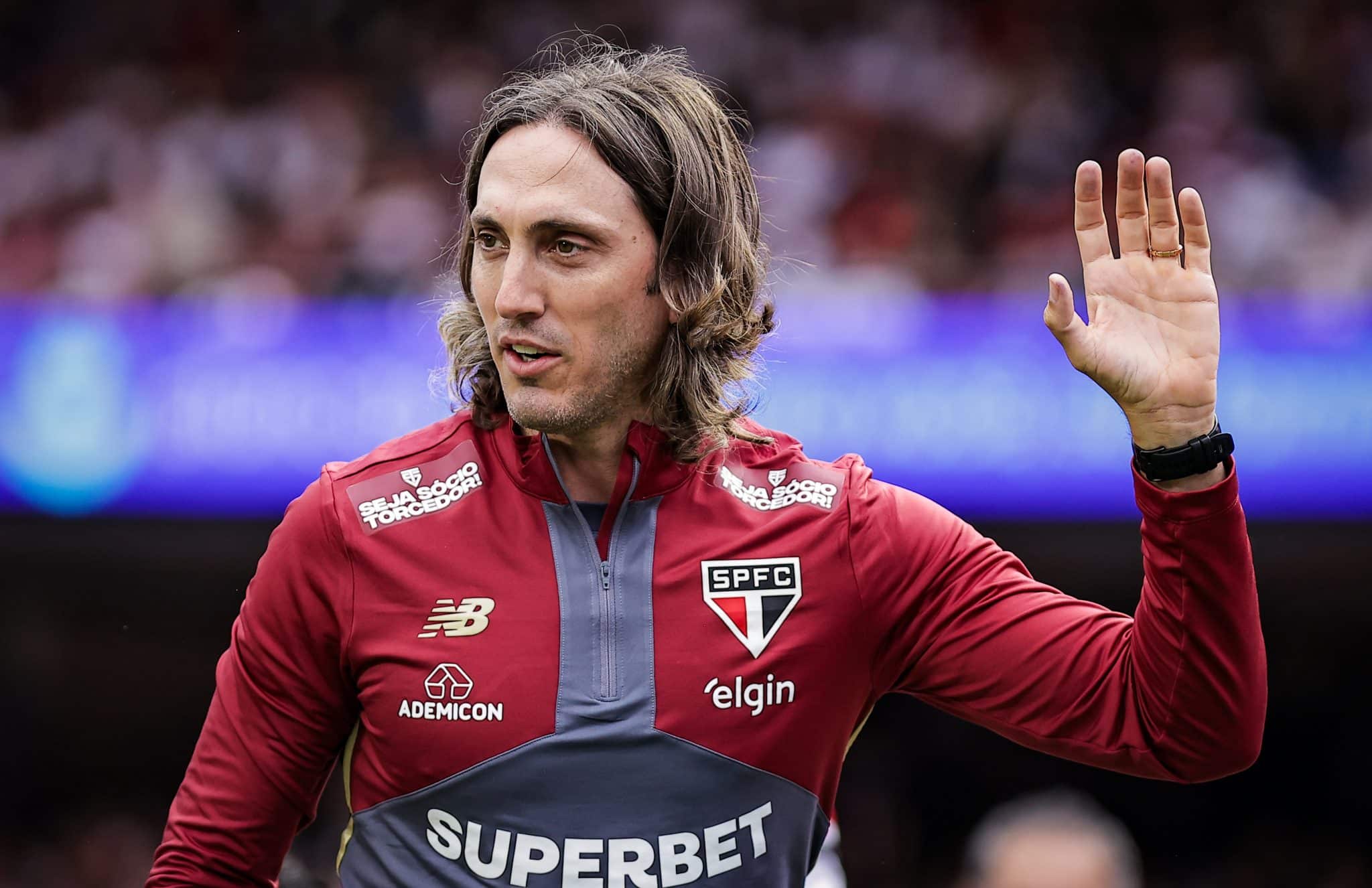 Luis Zubeld&iacute;a, t&eacute;cnico do S&atilde;o Paulo