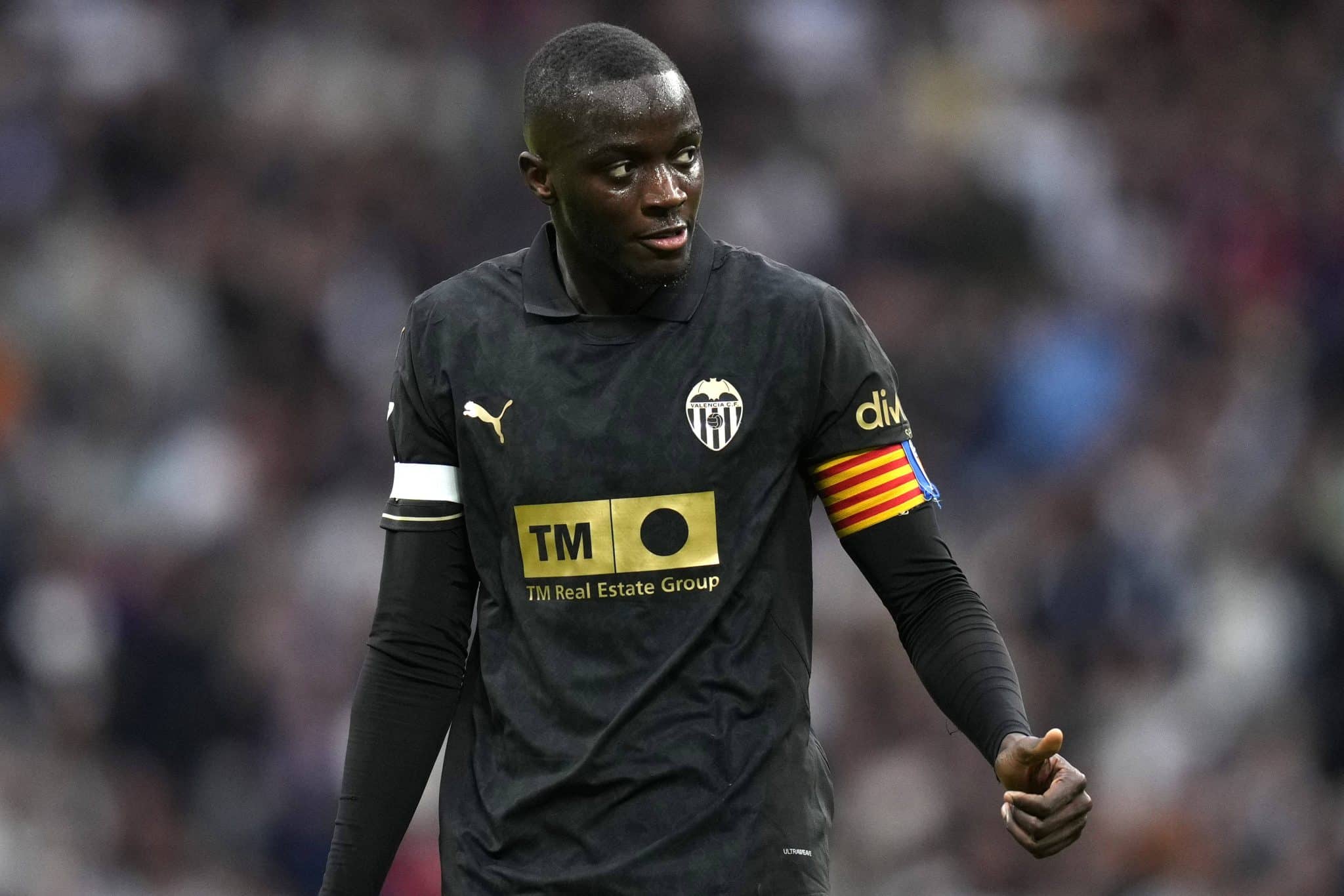 Mouctar Diakhaby em a&ccedil;&atilde;o no jogo entre Real Madrid e Valencia