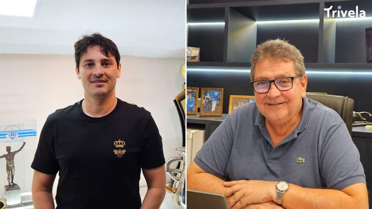 A Trivela conversou com Roger Aguilera, do Paysandu, e Tonh&atilde;o, do Remo, em Bel&eacute;m (Foto: Gabriel Rodrigues/Trivela0