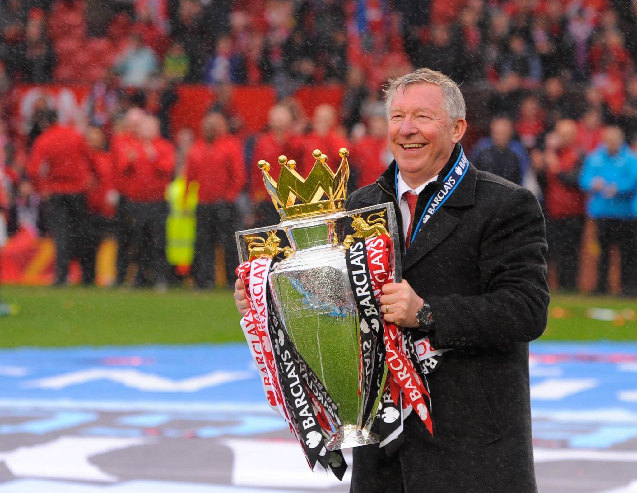 Alex Ferguson &eacute; o t&eacute;cnico mais vencedor da hist&oacute;ria da Premier League com 13 t&iacute;tulos