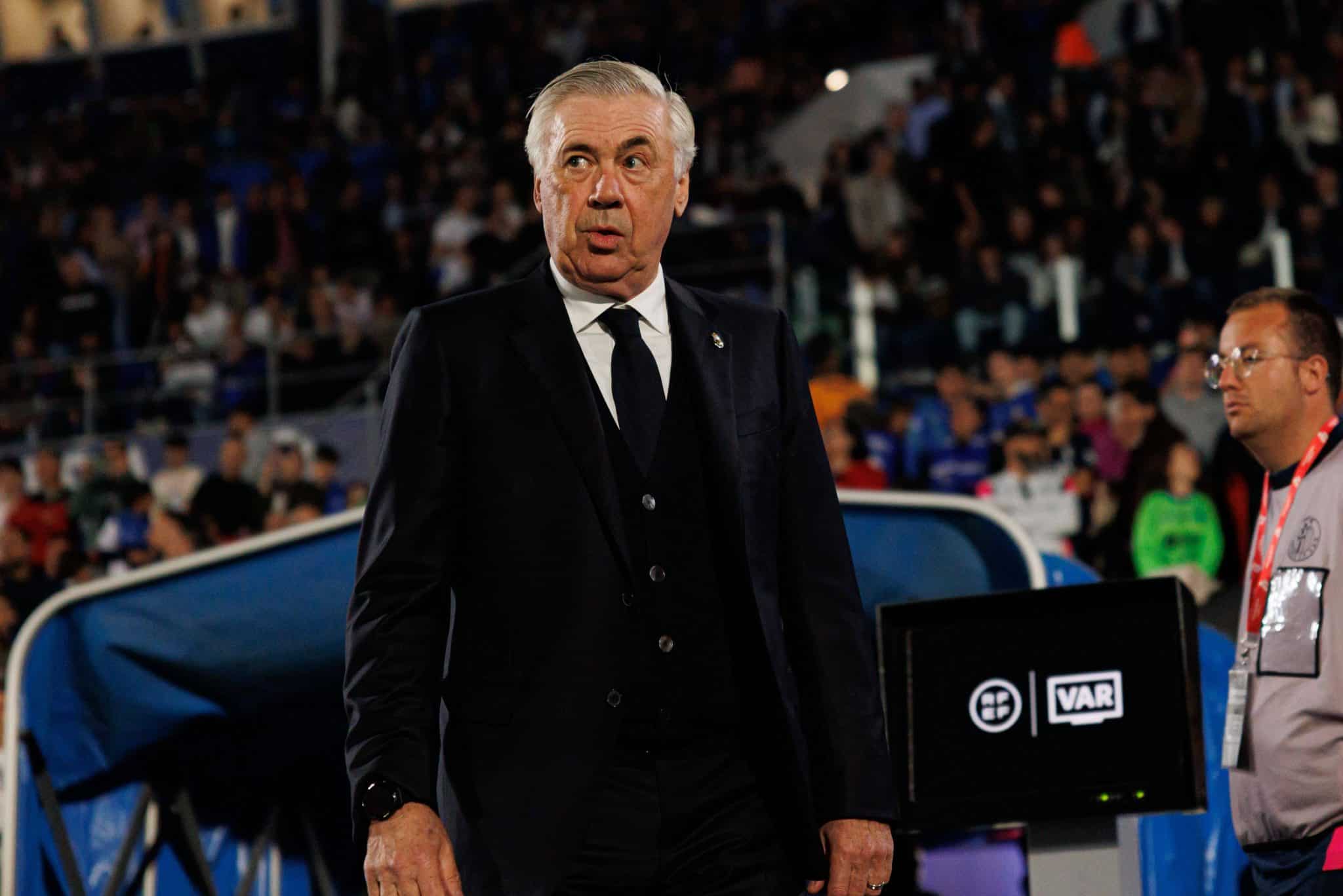 Carlo Ancelotti, treinador do Real Madrid. Foto: Imago