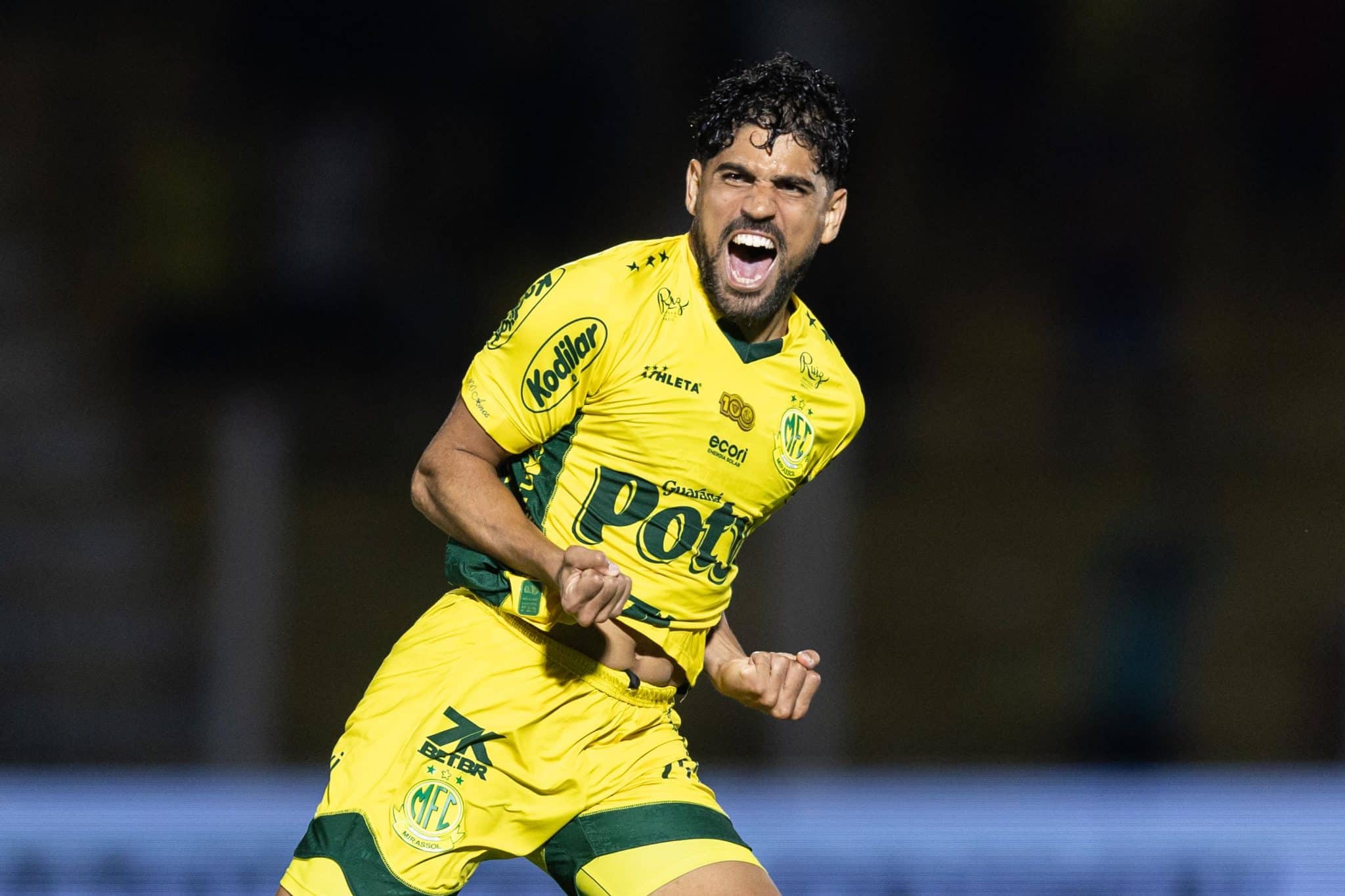 Daniel Borges marcou dois gols na vit&oacute;ria do Mirassol (Cr&eacute;dito: Raphael Marques/RP FOTOPRESS/Gazeta Press)