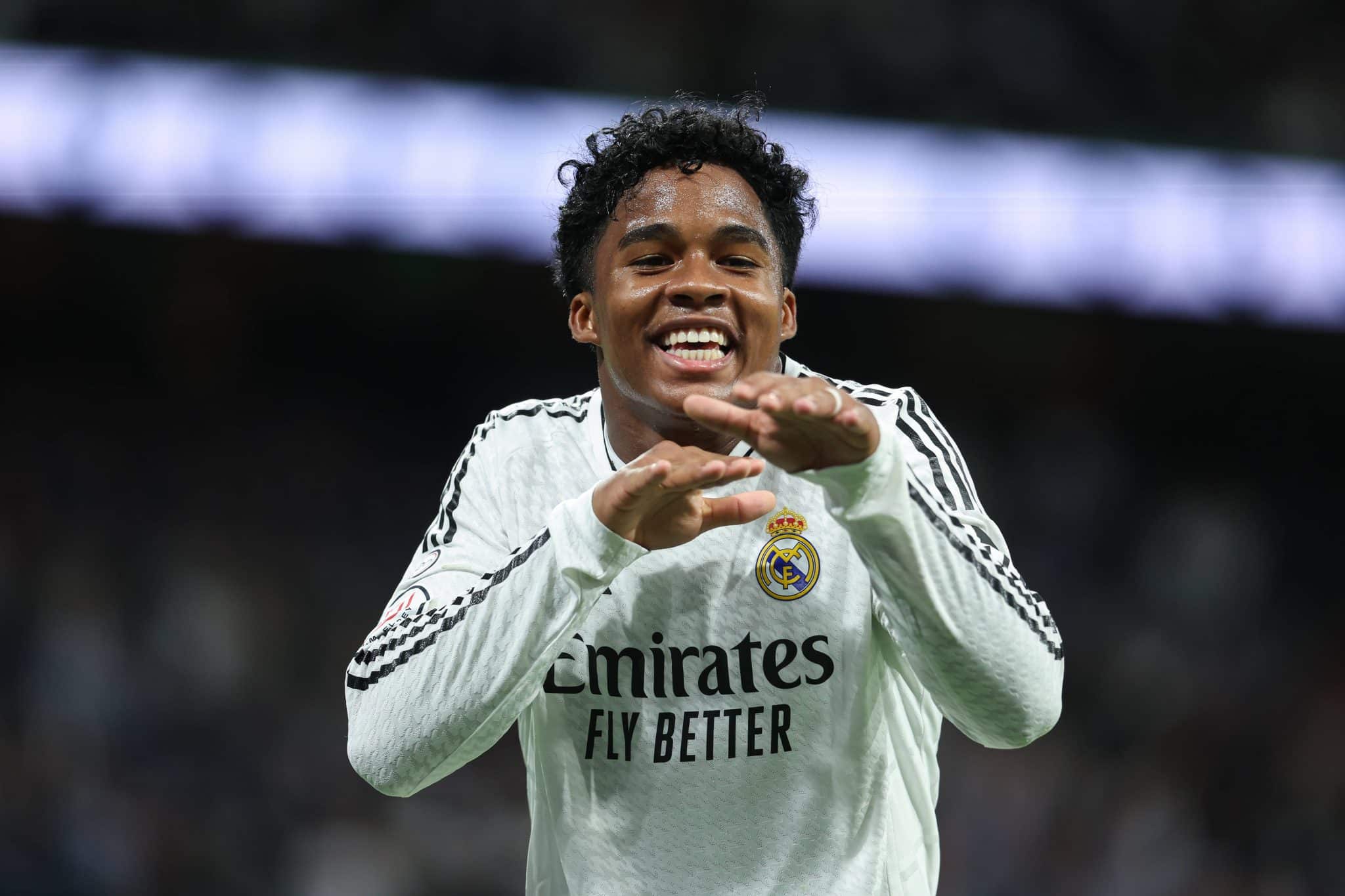 Endrick pelo Real Madrid  (Foto: Imago)