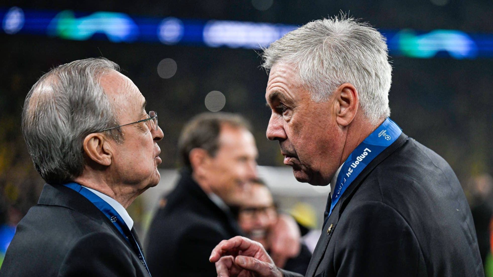 O que Florentino P&eacute;rez disse a Ancelotti ap&oacute;s a elimina&ccedil;&atilde;o do Real Madrid contra o Arsenal