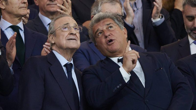 O que os presidentes de Barcelona e Real Madrid conversaram após a final da Copa do Rei