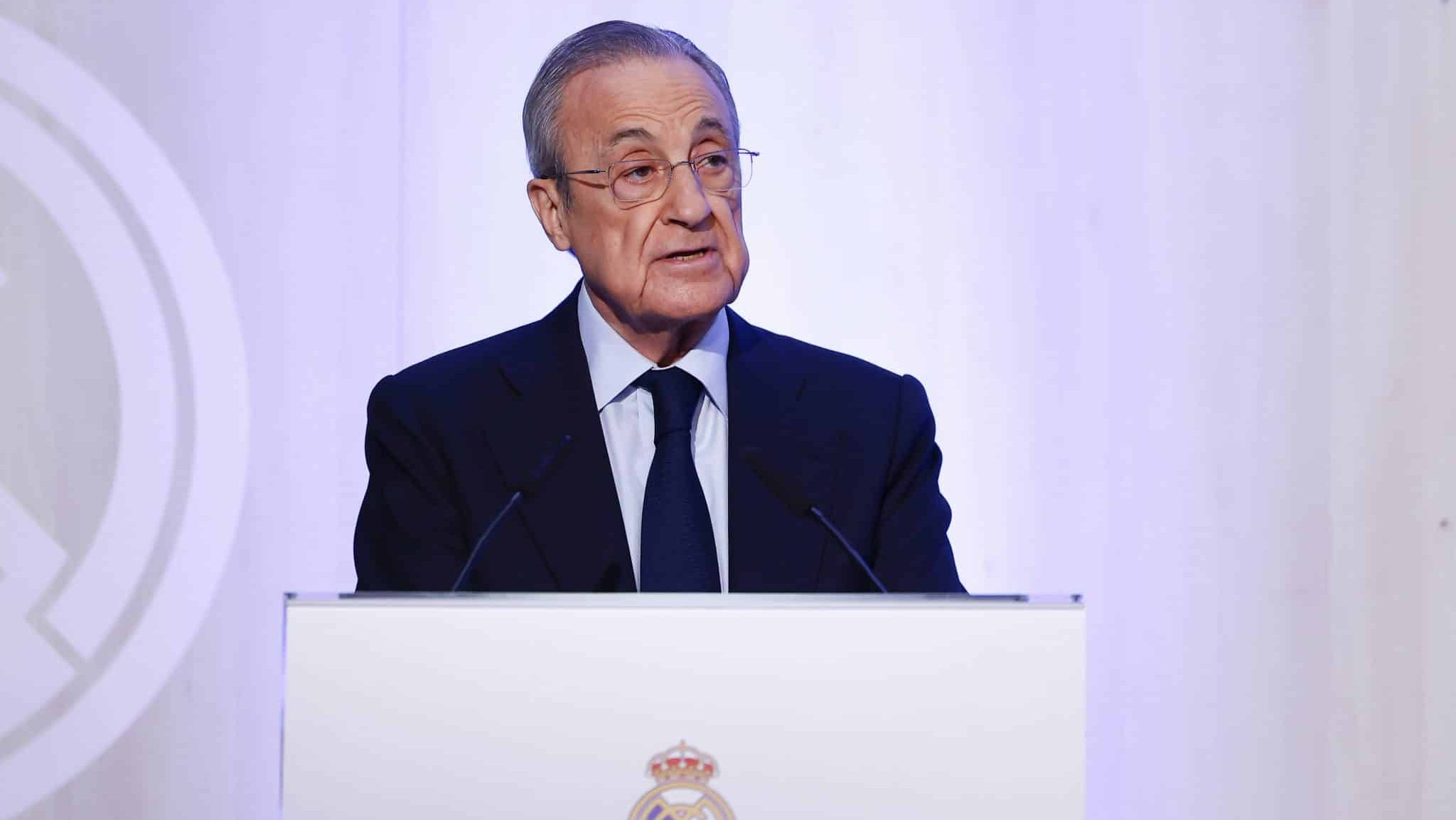 Florentino P&eacute;rez, presidente do Real Madrid