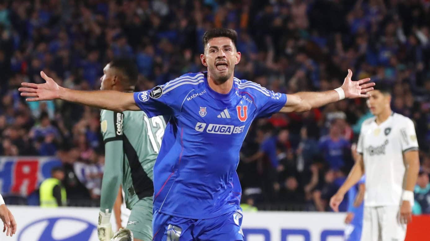 Di Yorio marcou o gol da La U sobre o Botafogo (Foto: Imago)