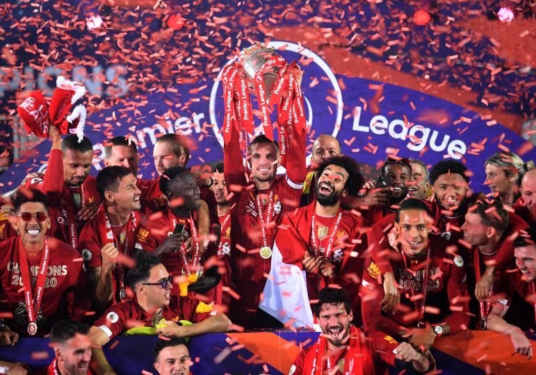 Quantas vezes o Liverpool venceu a Premier League e o Campeonato Inglês