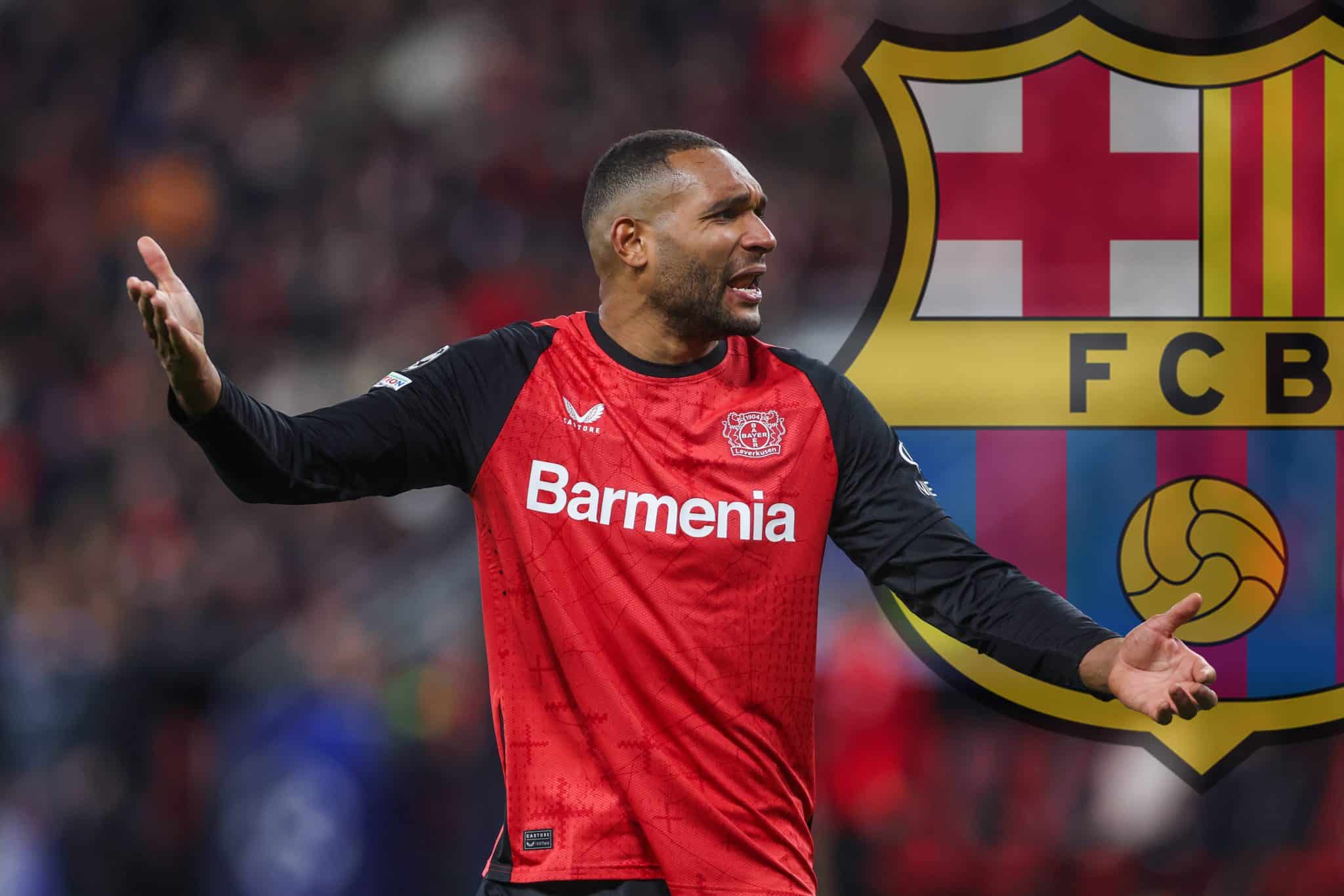 Jonathan Tah, do Bayer Leverkusen, &eacute; alvo do Barcelona Foto: (Imago)