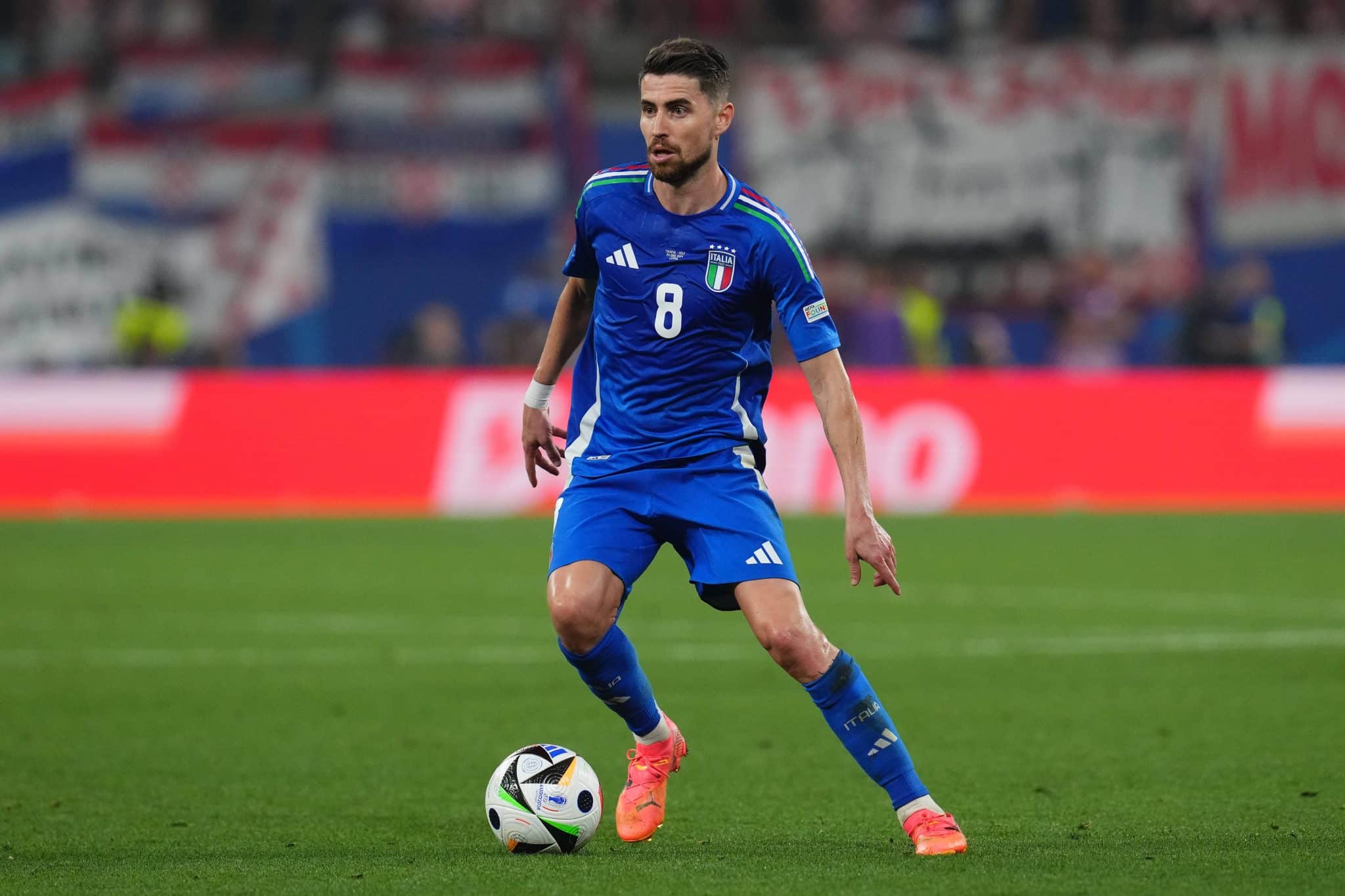 Jorginho em a&ccedil;&atilde;o pela sele&ccedil;&atilde;o italiana
