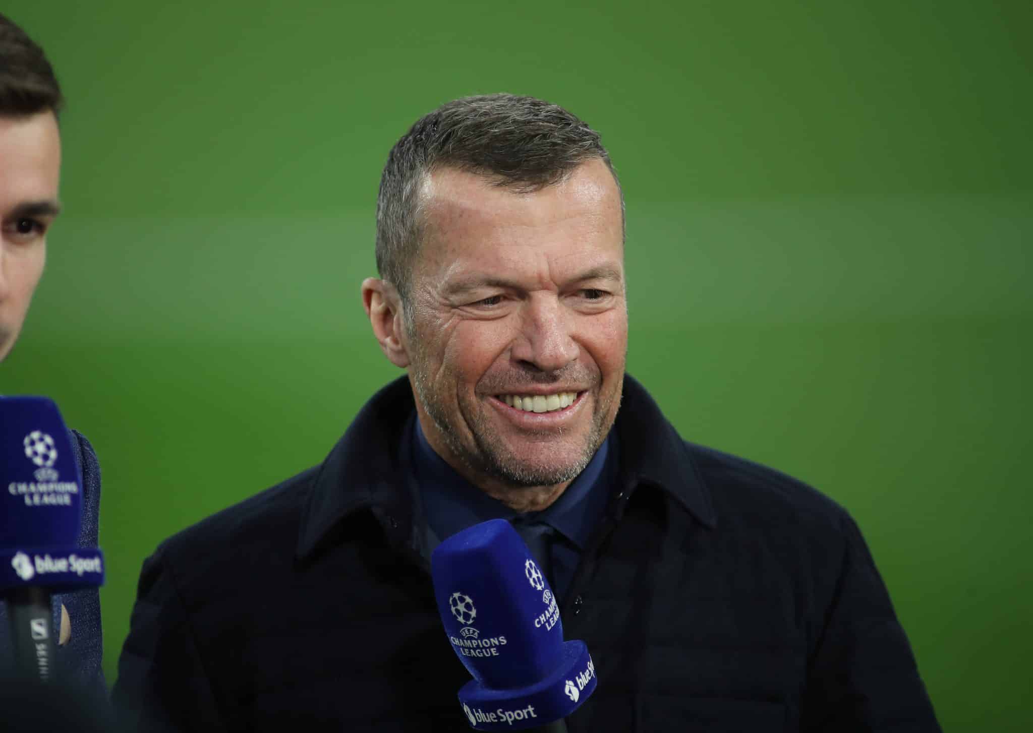 O ex-jogador Lothar Matth&auml;us, agora comentarista de TV
