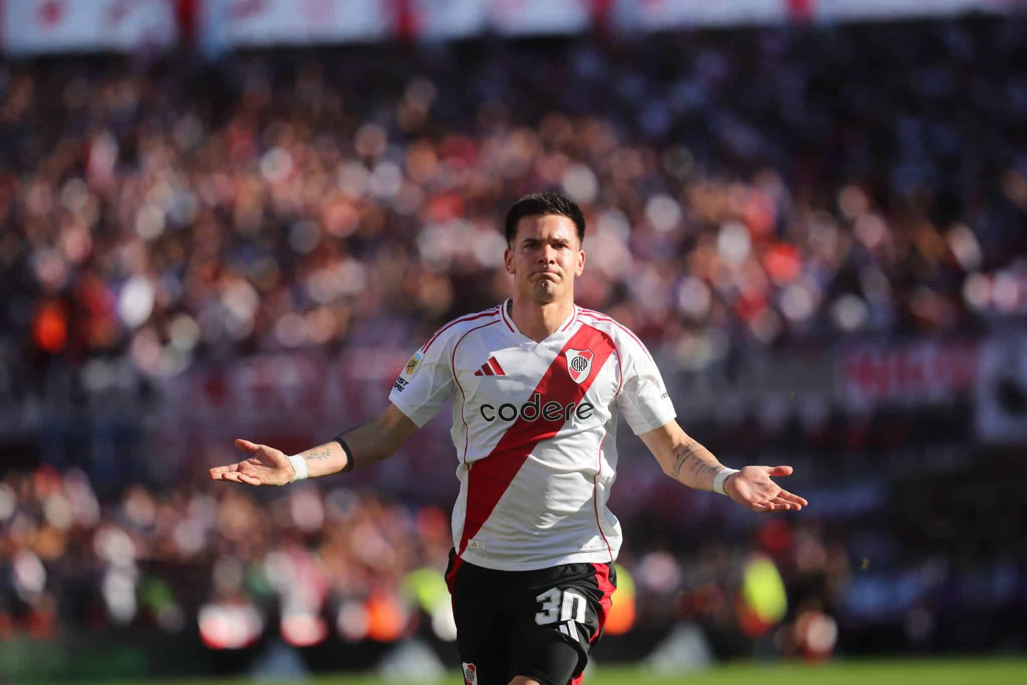 Mastantuono foi o grande nome da vit&oacute;ria do River sobre o Boca