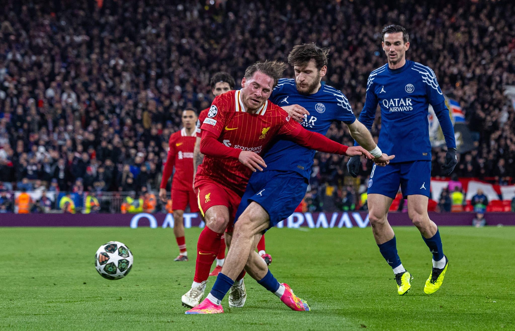 PSG eliminou o Liverpool nas oitavas de final da Champions League Foto: (Imago)
