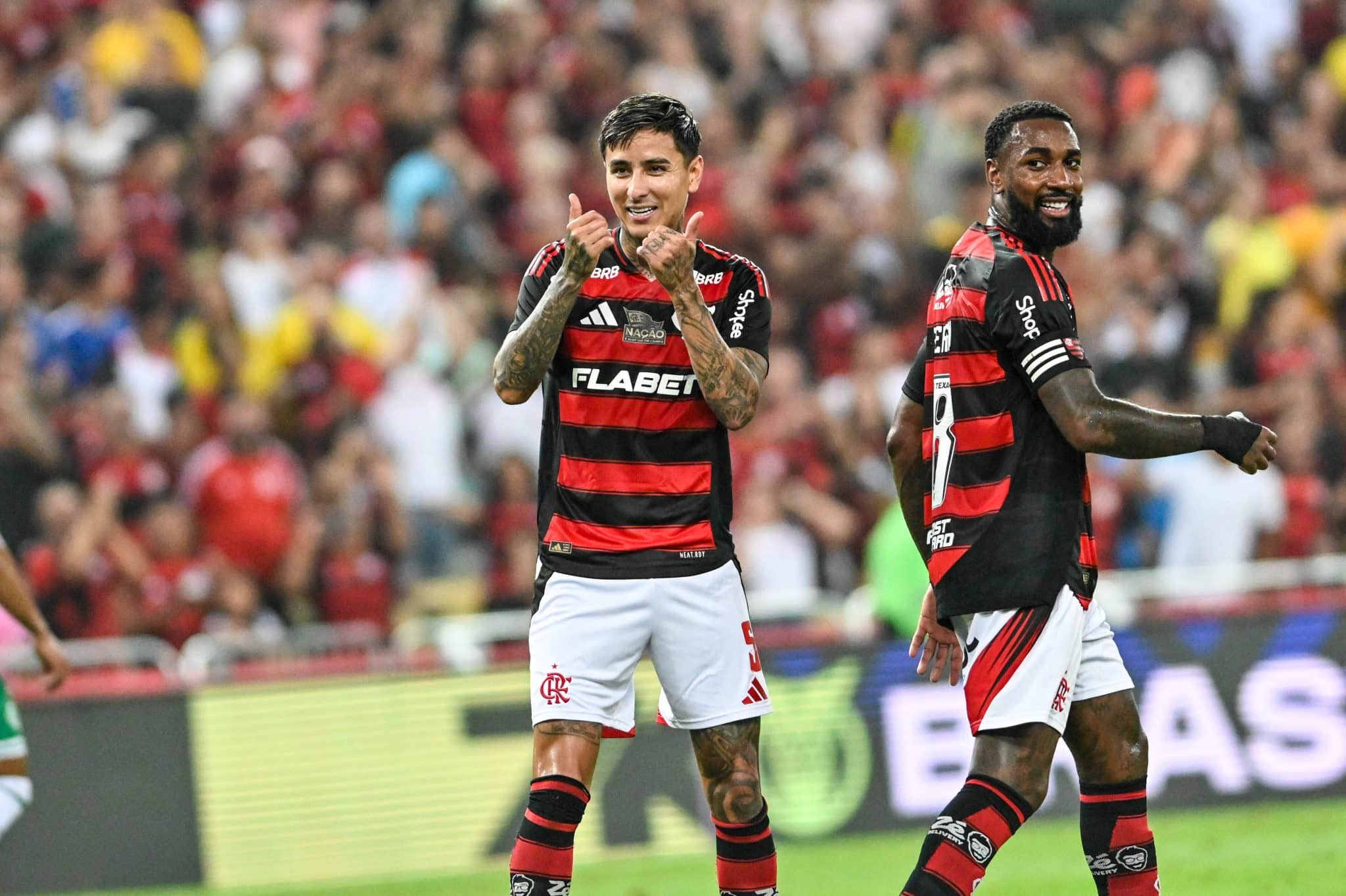 Pulgar fez o primeiro gol da goleada rubro-negra