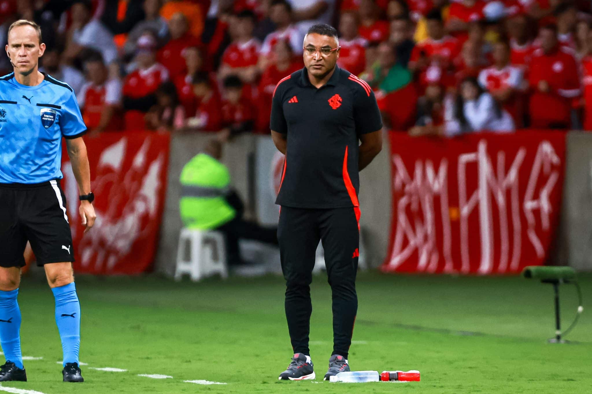 Roger Machado, t&eacute;cnico do Internacional