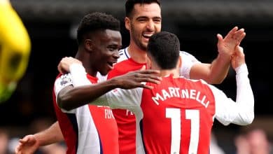 Aposta do Arsenal volta a dar certo e Martinelli atinge recorde em vit&oacute;ria que adia t&iacute;tulo do Liverpool