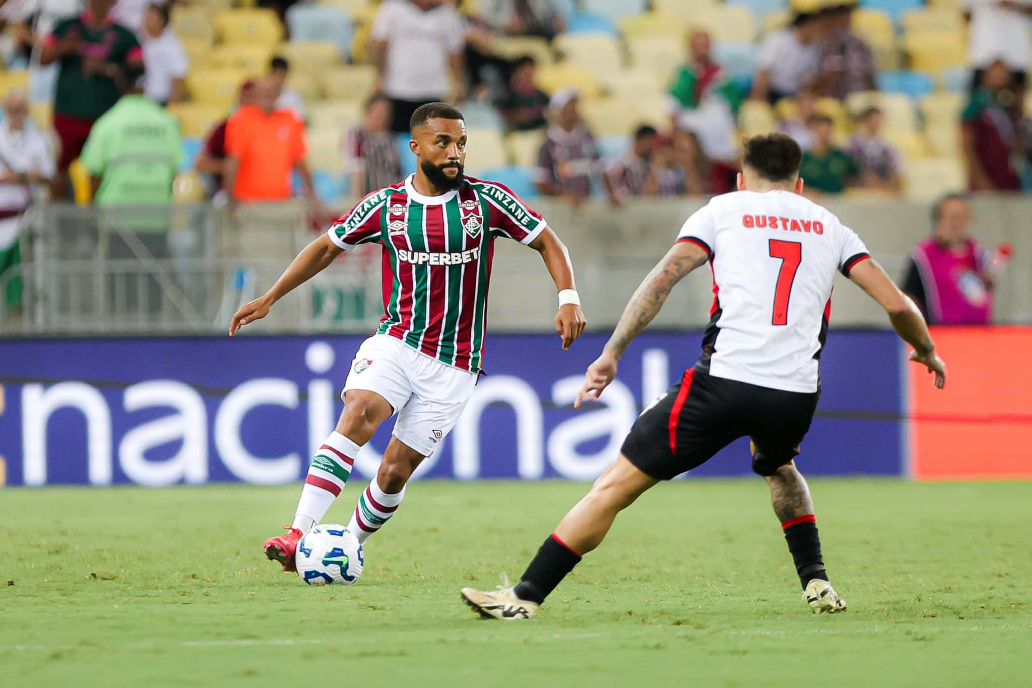 Samuel Xavier pelo Fluminense Foto: (Marina Garcia/Fluminense F.C.)