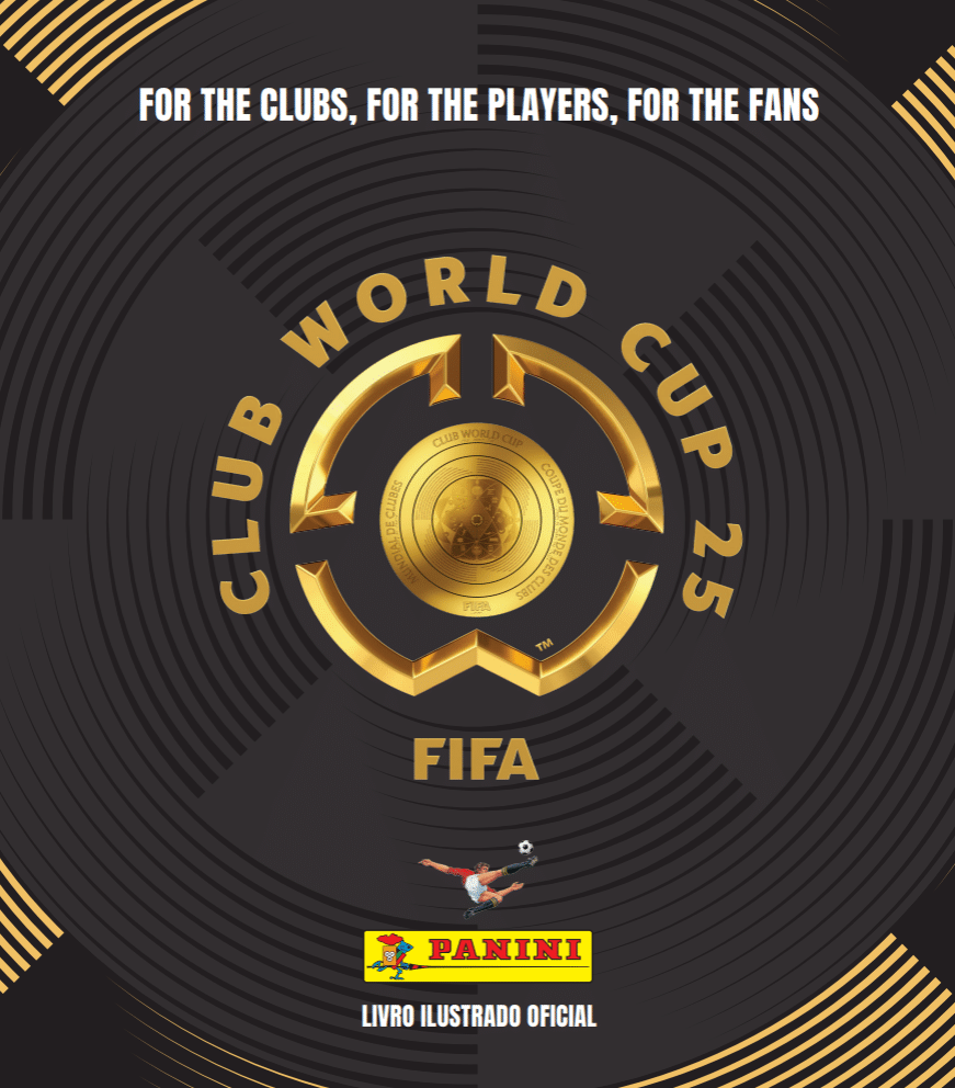 A capa do &aacute;lbum do Mundial de Clubes, da Panini