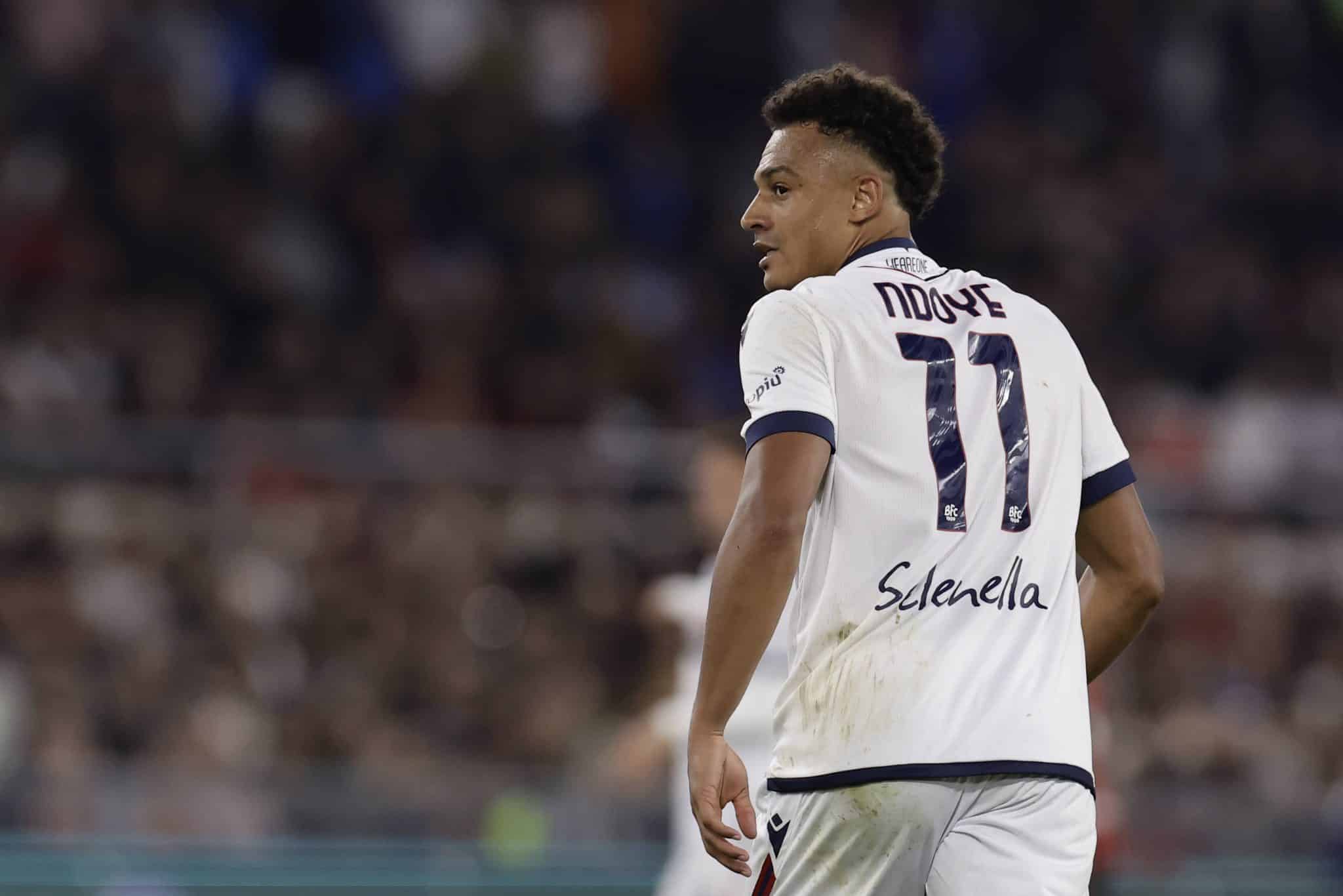 Dan Ndoye na Copa da It&aacute;lia com o Bologna