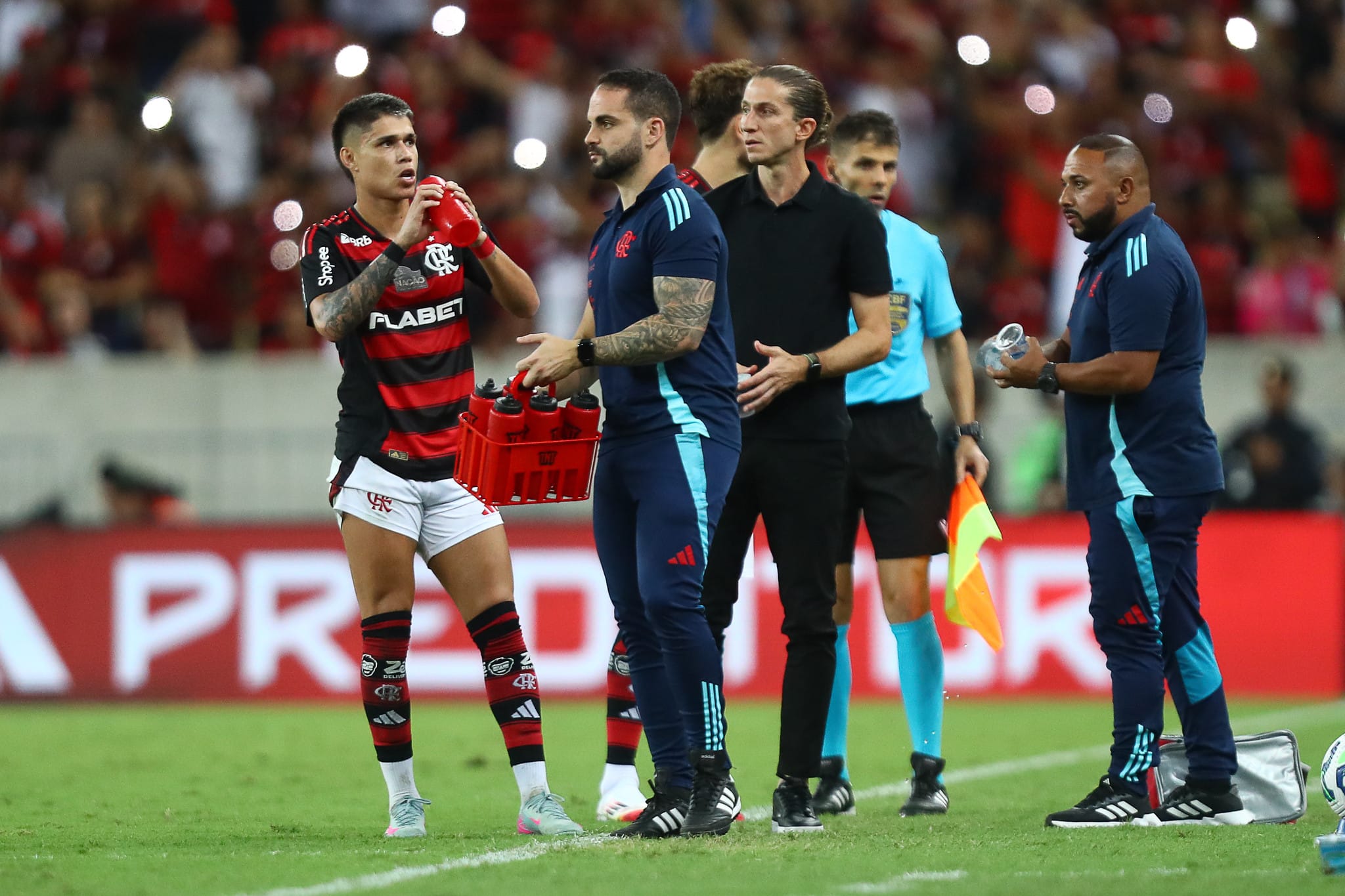 Filipe Lu&iacute;s minimizou problemas por resultados recentes do Flamengo (Foto: Gilvan de Souza/Flamengo) 
