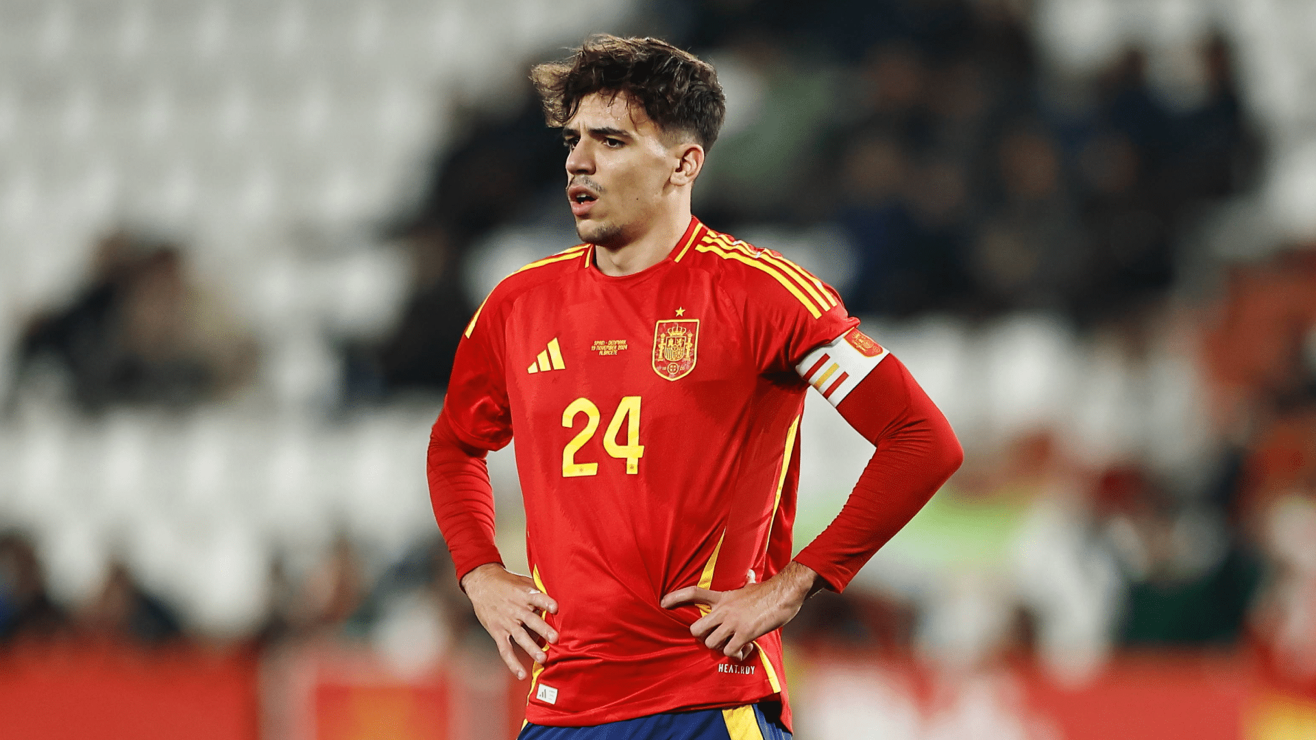 Gabri Veiga em jogo do juniores da Espanha