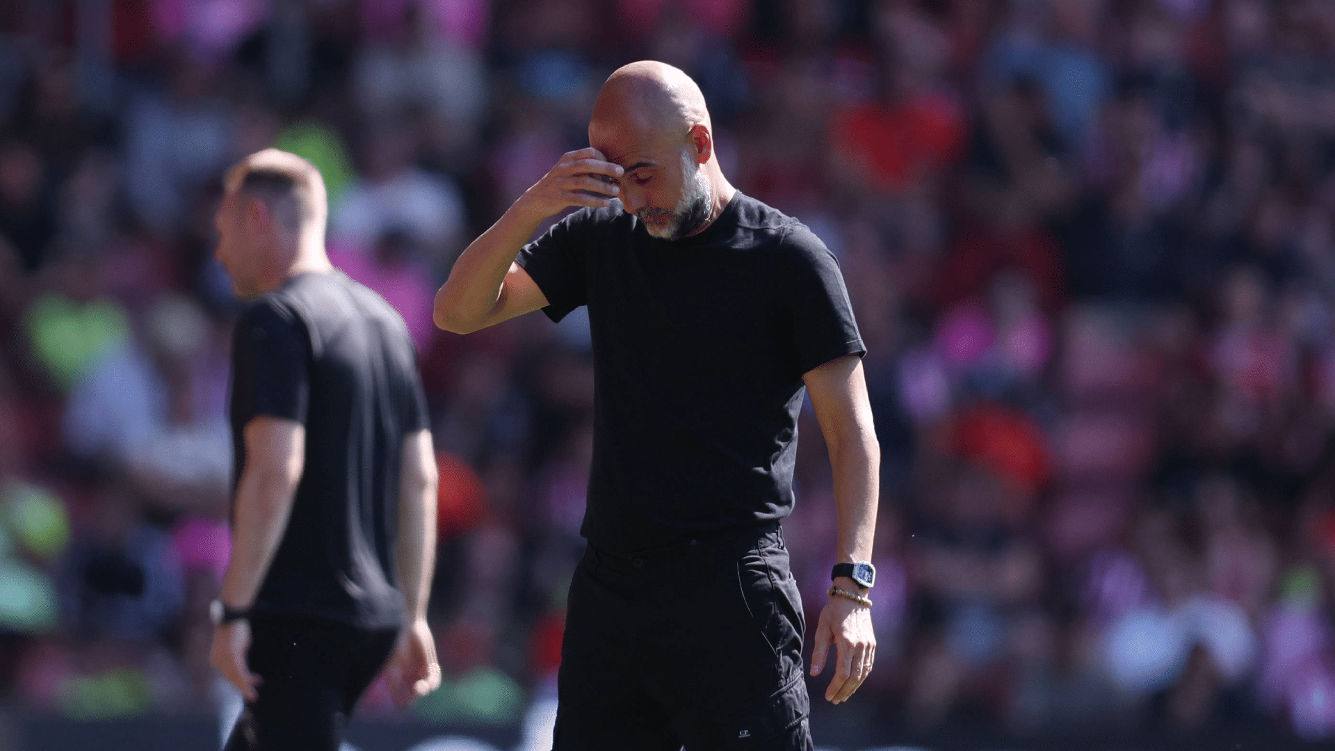 Pep Guardiola em Southampton x City na Premier League