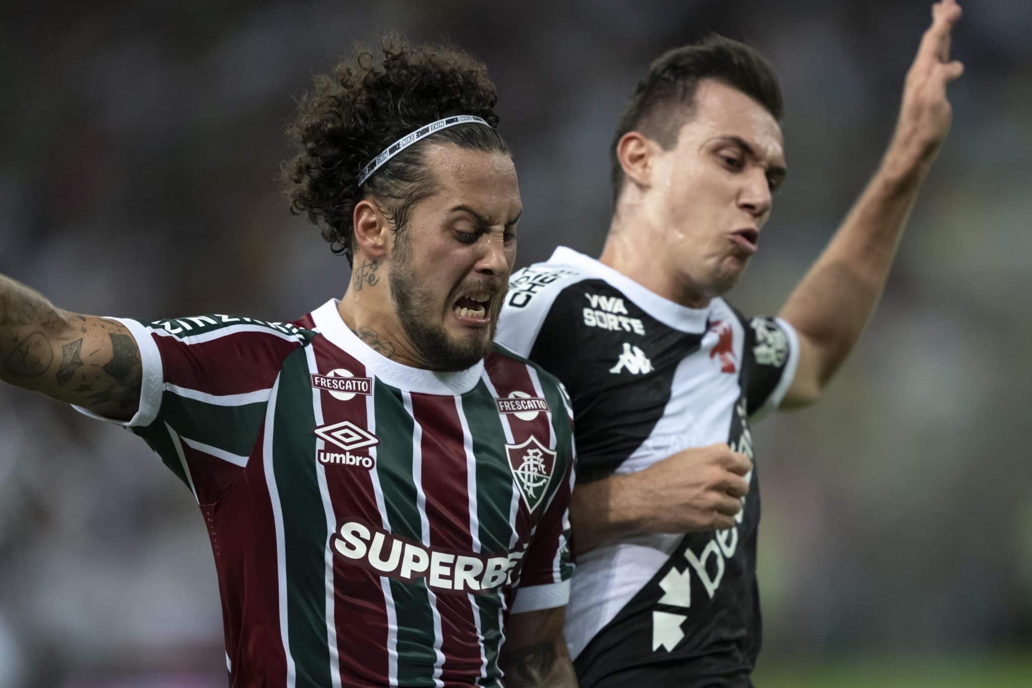 Guga marcou o gol da vit&oacute;ria do Fluminense sobre o Vasco (Foto: Icon Sport)