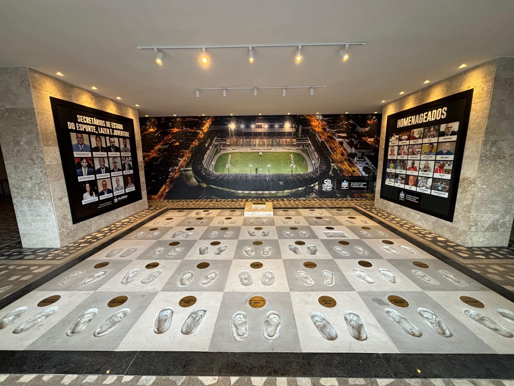 Cal&ccedil;ada da fama do Rei Pel&eacute;, em Alagoas