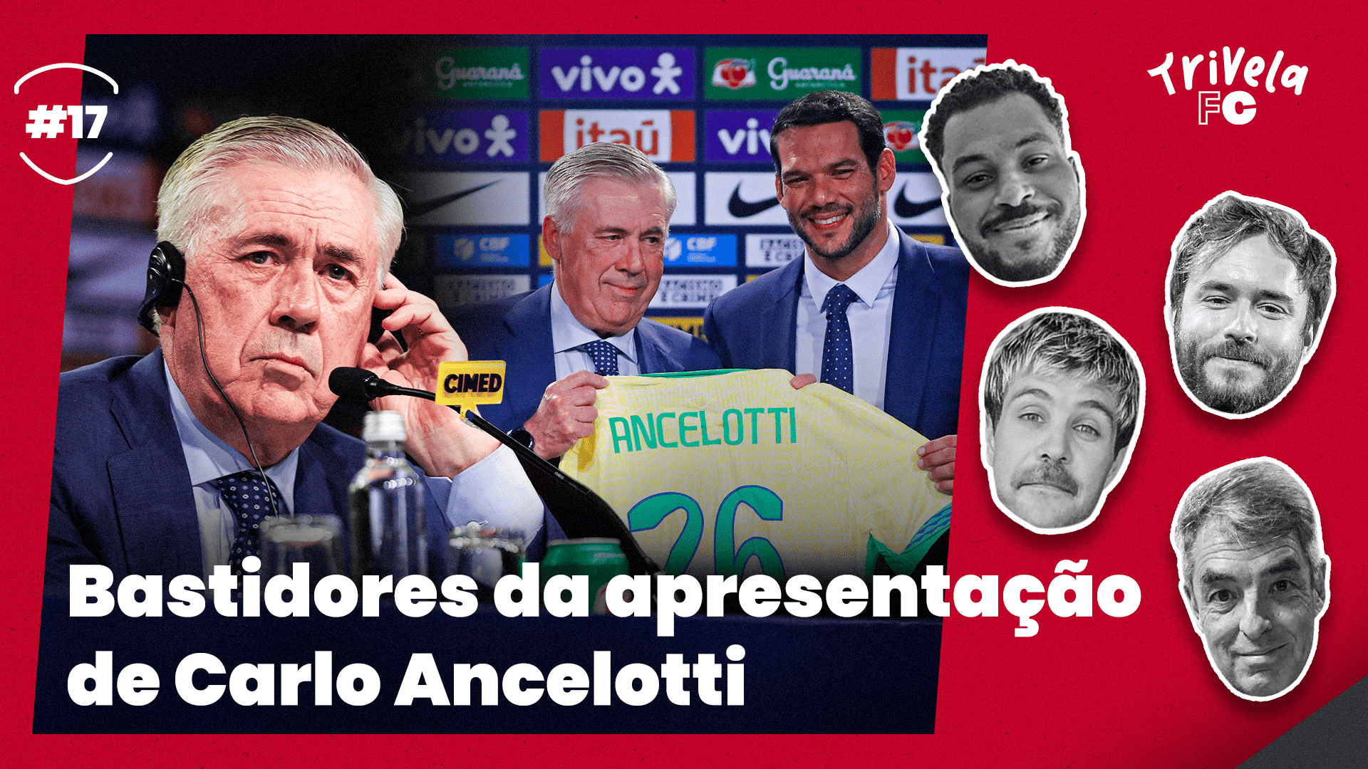 Trivela FC: Ancelotti chega e exp&otilde;e racha no futebol brasileiro
