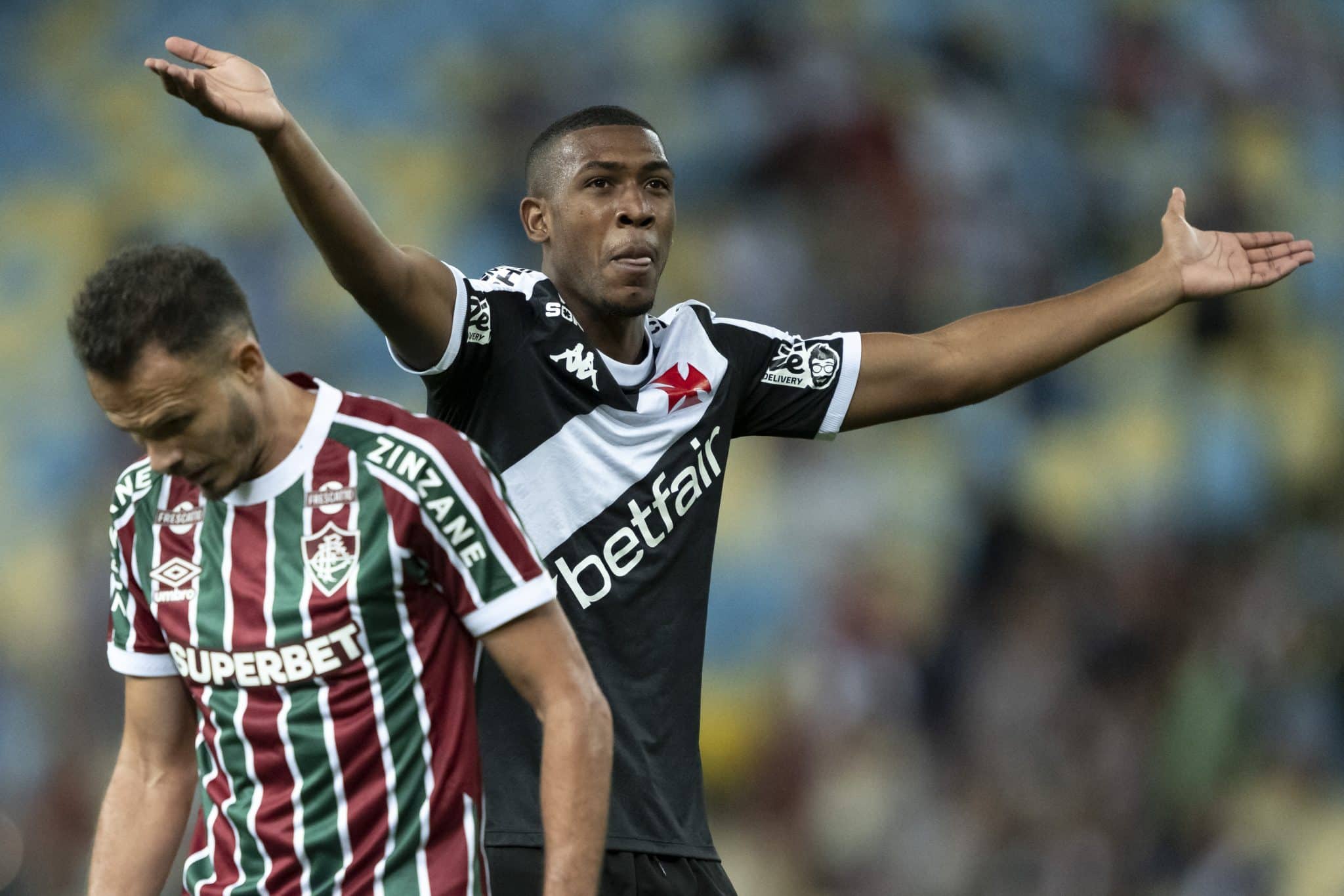 Rayan provocou torcida do Fluminense no Maracan&atilde; (Foto: Icon Sport)