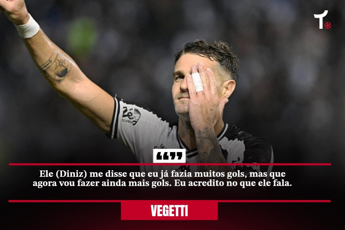 Vegetti fez elogios ao t&eacute;cnico Fernando Diniz