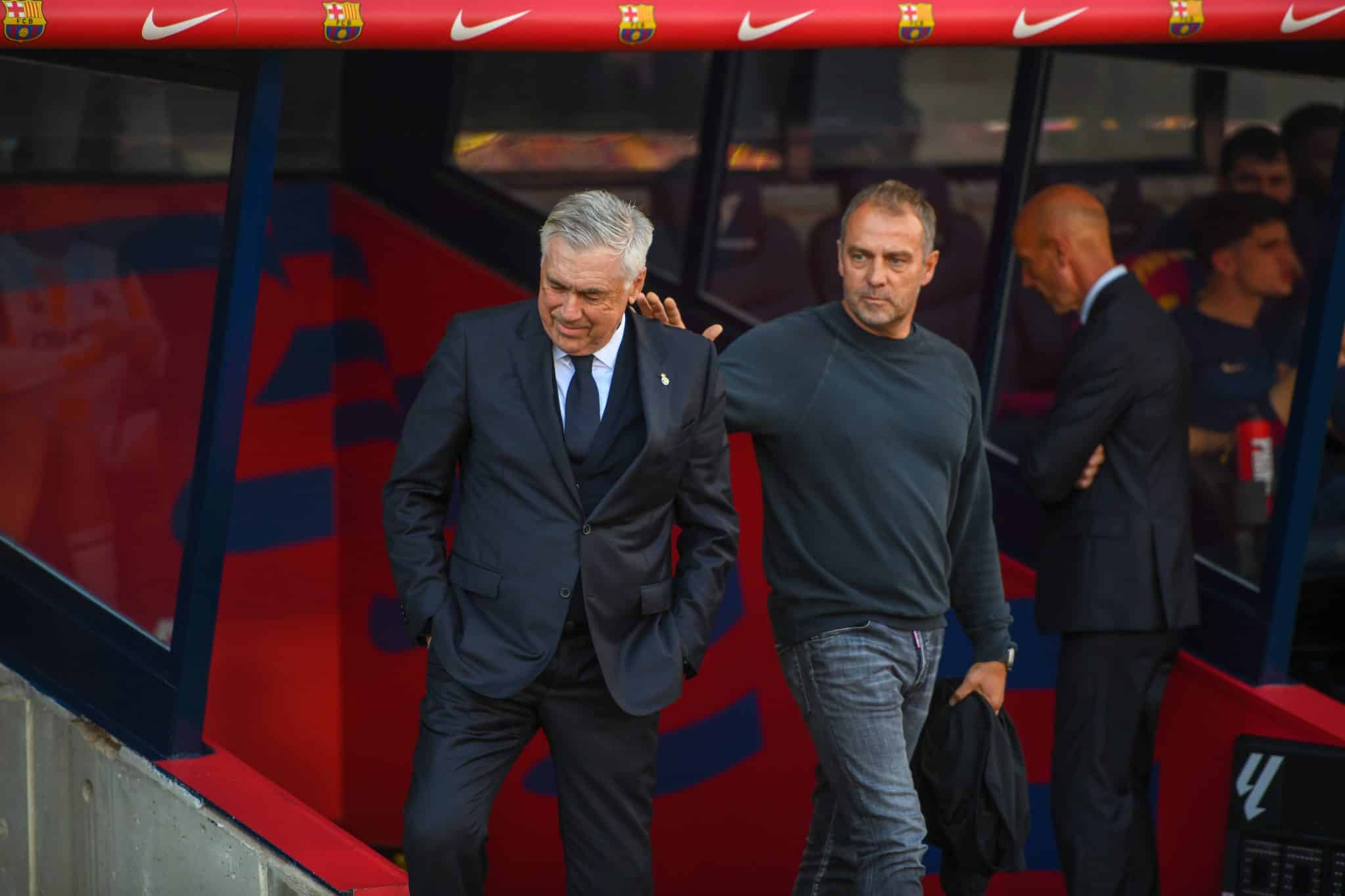 Ancelotti e Hansi Flick 