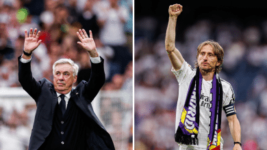 Abra&ccedil;o de Kroos, choro de presidente do Real e declara&ccedil;&otilde;es: A despedida de Ancelotti e Modric