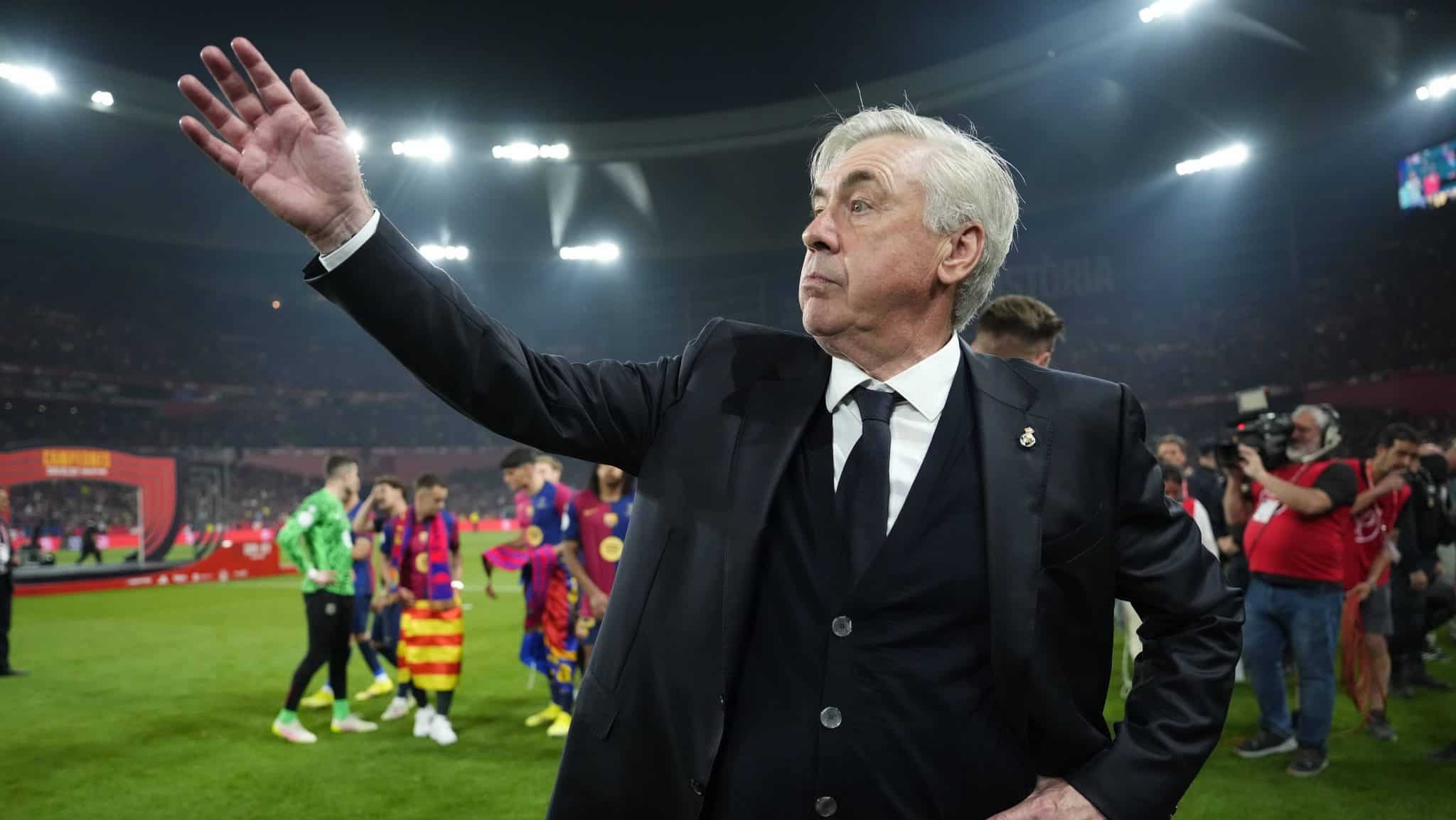 Carlo Ancelotti no Real Madrid (Foto: Imago)