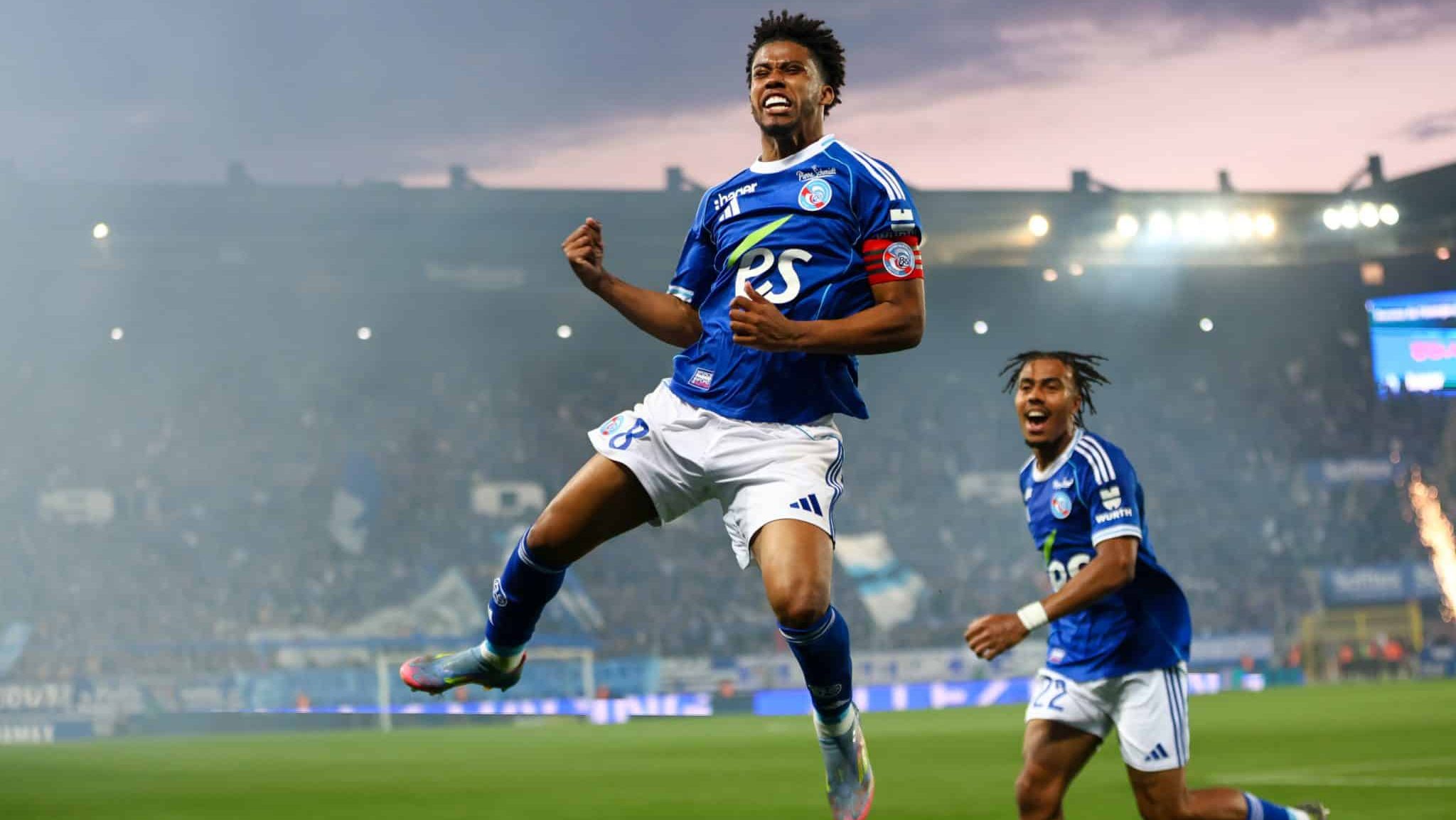 Andrey Santos, do Strasbourg Foto: (Icon Sport)
