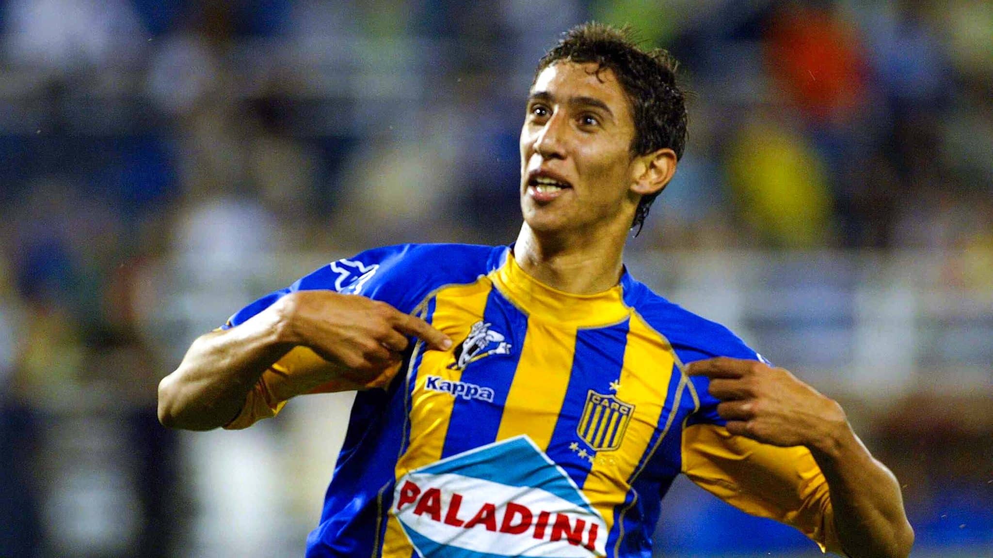 Angel Di Maria com a camisa do Rosario Central em 2007 (Foto: Iconsport)