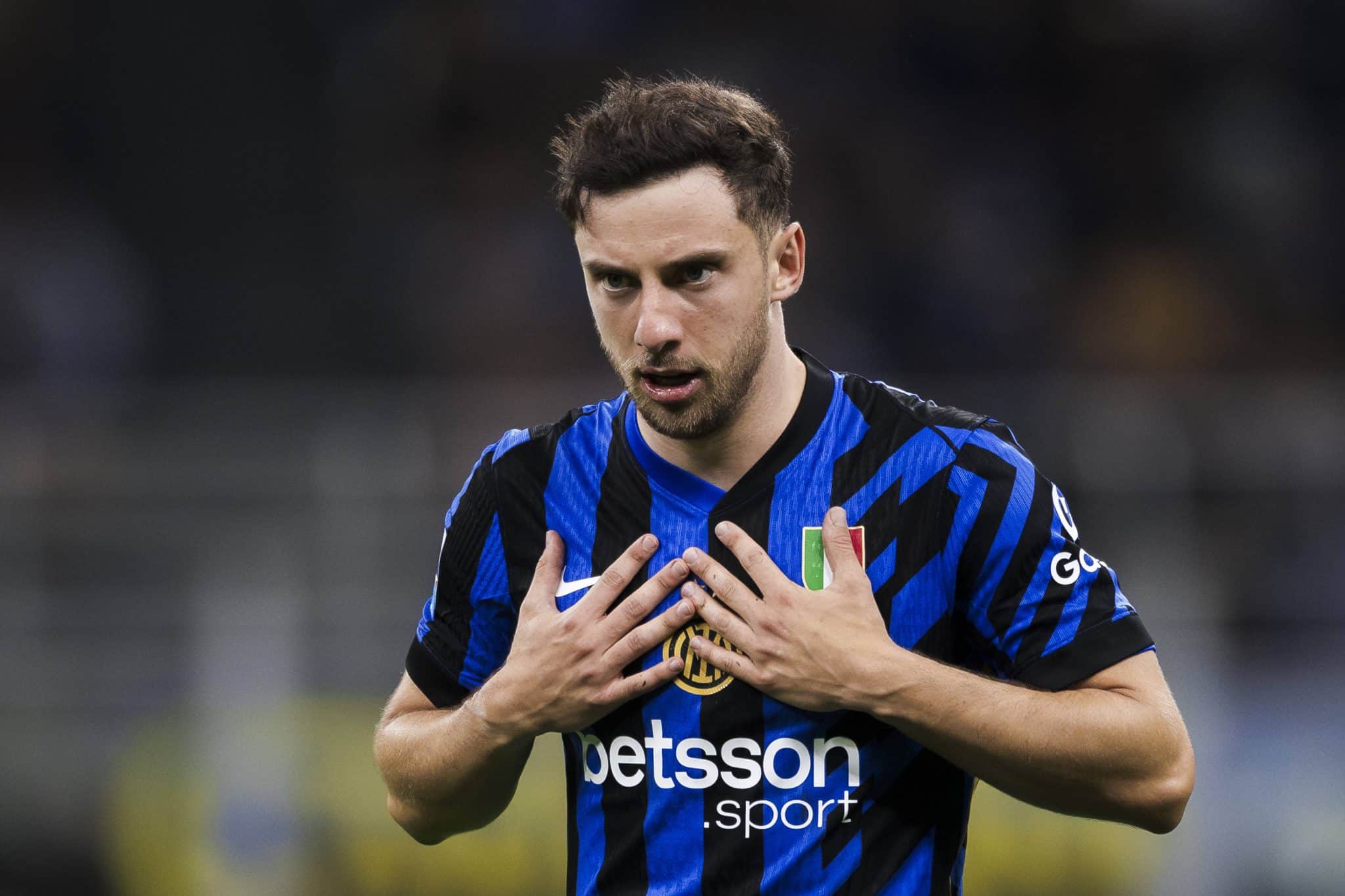 Carlos Augusto em a&ccedil;&atilde;o pela Internazionale