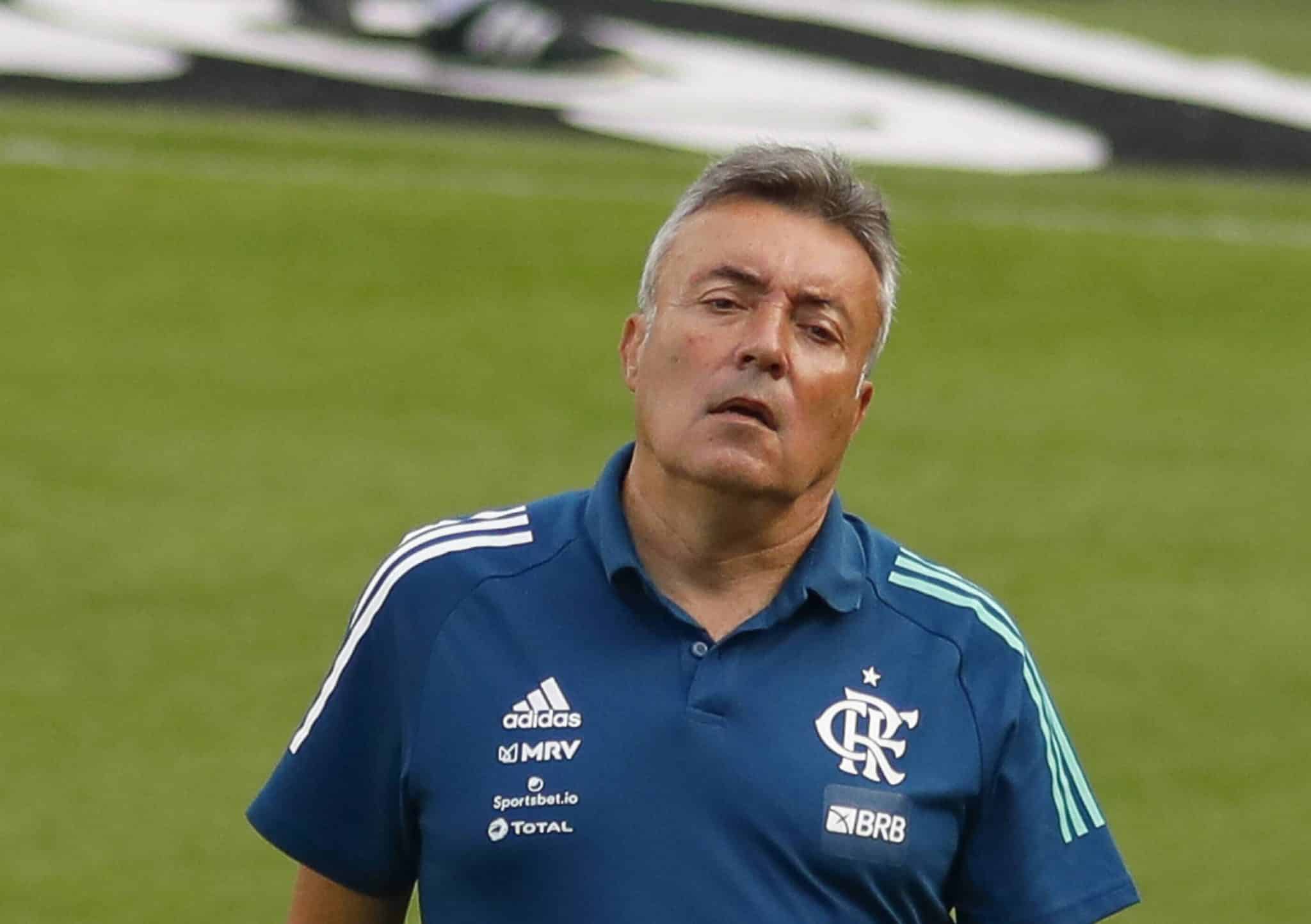 Domenec Torrent, em 2020, quando treinava o Flamengo