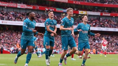 Brasileiro e alvo do Chelsea atrapalham dia hist&oacute;rico de Rice em trope&ccedil;o do Arsenal