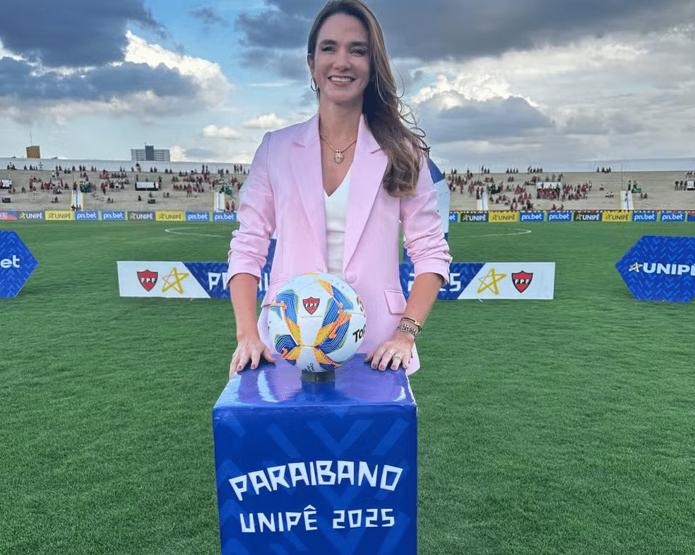 Michelle Ramalho Cardoso, presidente da Federa&ccedil;&atilde;o Paraibana de Futebol (FPF) e agora vice-presidente da CBF