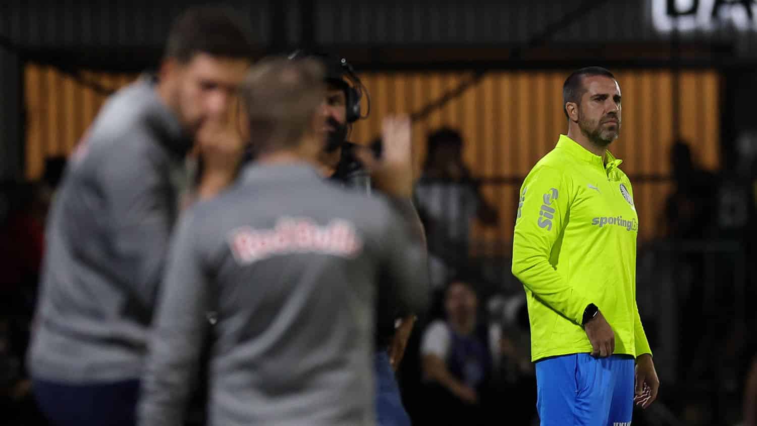 Jo&atilde;o Martins comandou o Palmeiras contra o Bragantino Foto: (Cesar Greco/Palmeiras)