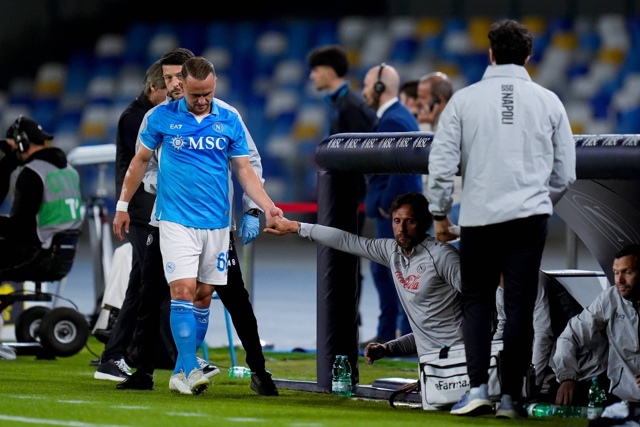 Lobotka lamenta nova les&atilde;o pelo Napoli