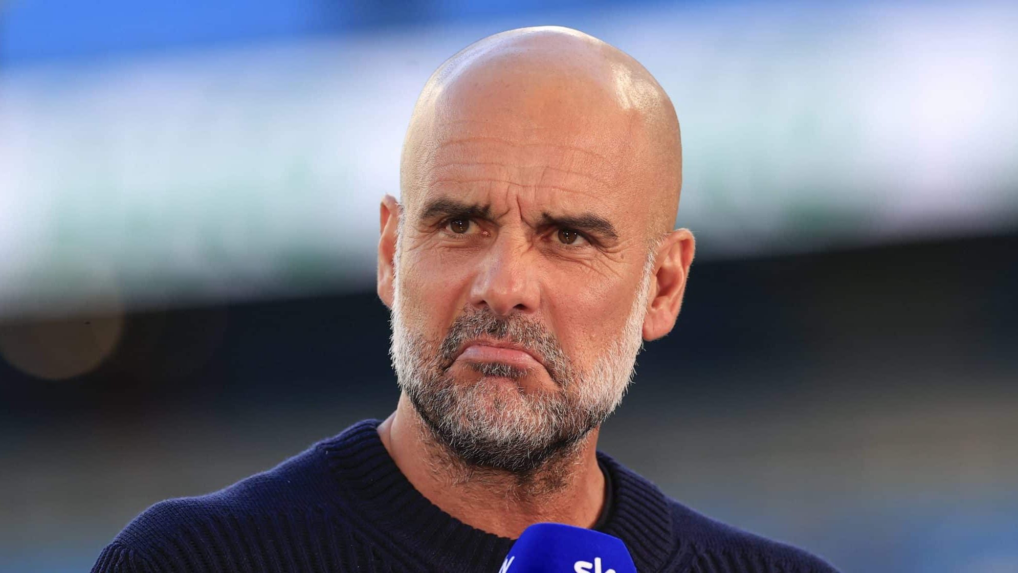 Pep Guardiola, treinador do Manchester City