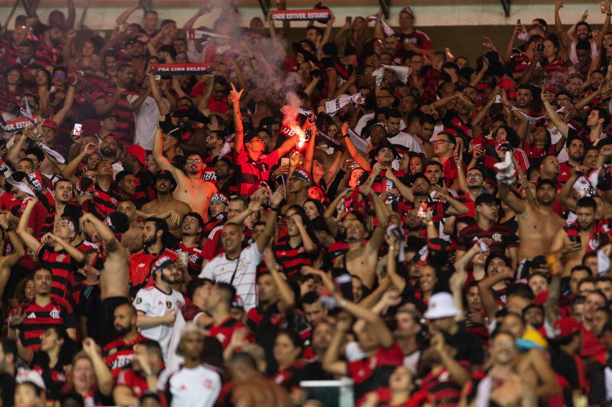 Torcida do Flamengo no Maracan&atilde;