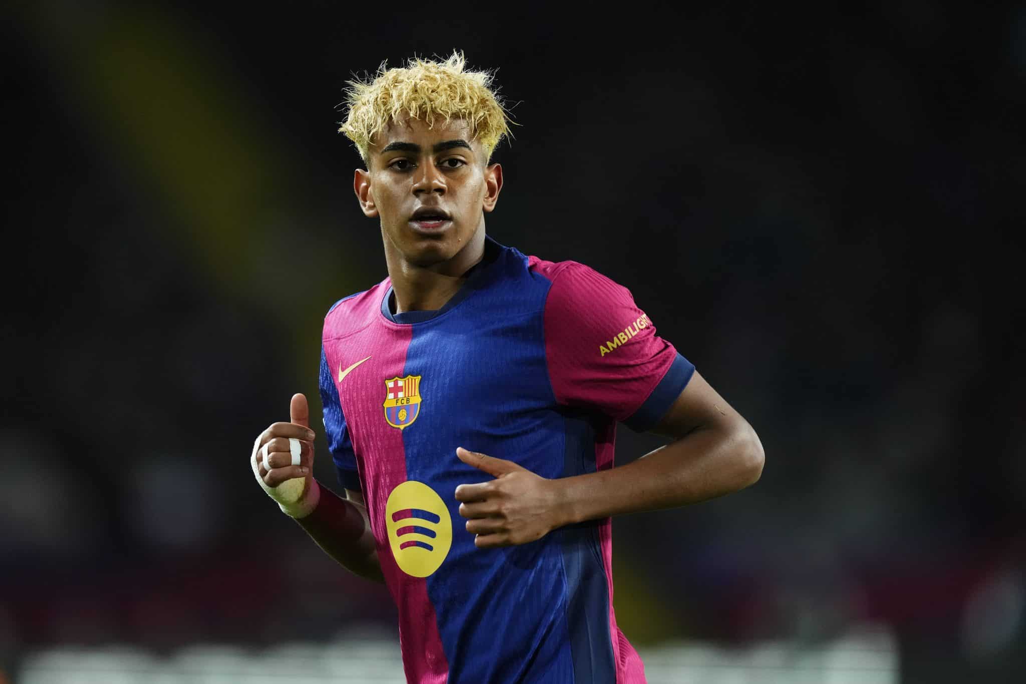 Yamal em a&ccedil;&atilde;o pelo Barcelona