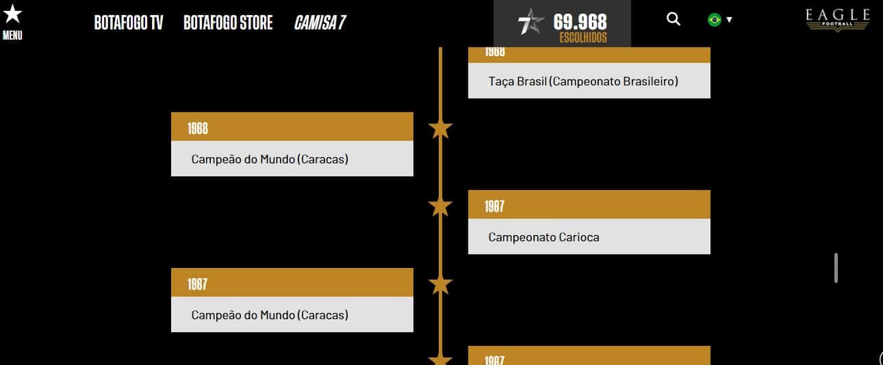Botafogo diz ser tricampe&atilde;o do Mundo (Foto: Reprodu&ccedil;&atilde;o/Site oficial do Botafogo)