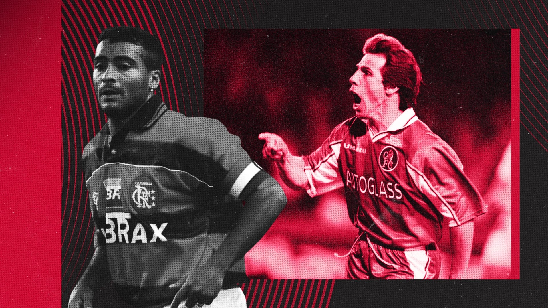 Goleada, gol de t&eacute;cnico e Rom&aacute;rio em campo: O &uacute;nico Flamengo x Chelsea da hist&oacute;ria