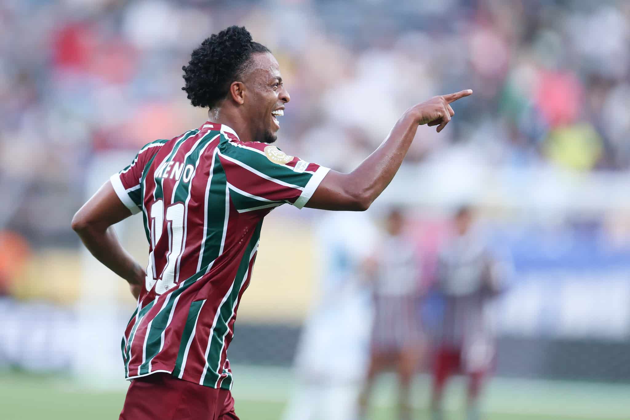 Keno mudou o jogo para o Fluminense (Foto: Marcelo Gon&ccedil;alves/Fluminense)