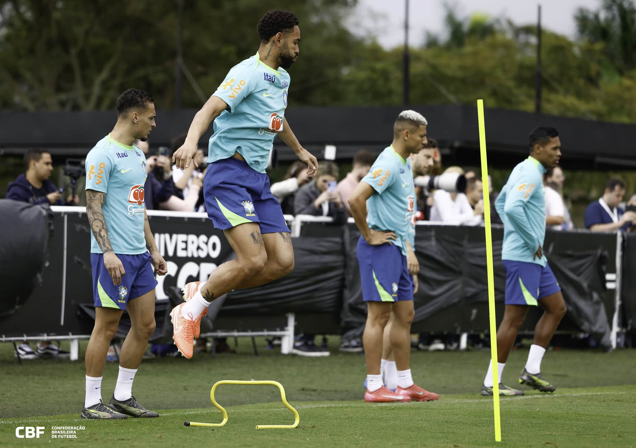 Cunha deve ser a grande novidade na Sele&ccedil;&atilde;o contra o Paraguai (Foto: Rafael Ribeiro/CBF)