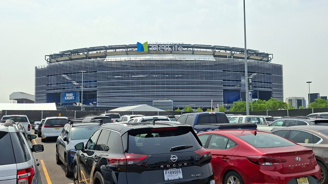 O Metlife Stadium visto de fora